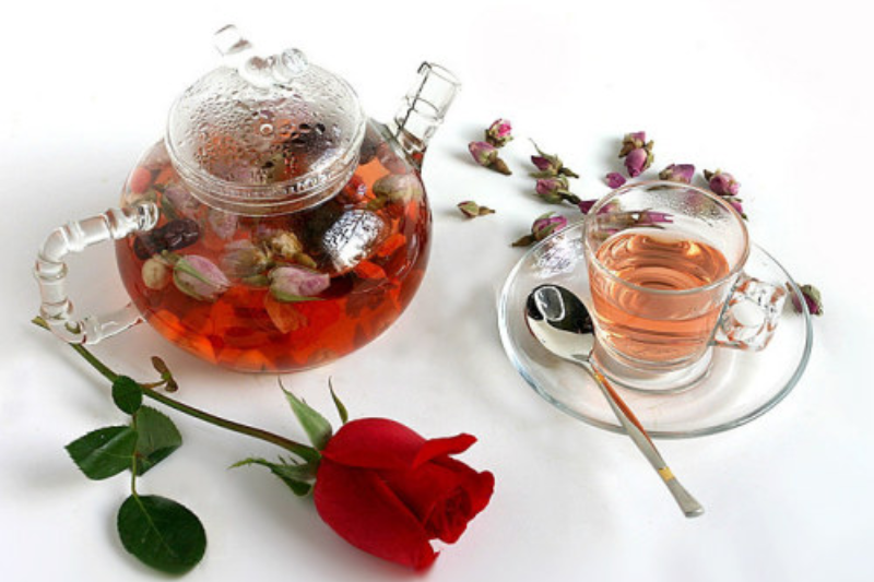 Tác dụng của trà hoa hồng